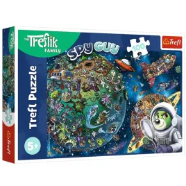 puzzle-100-trefliki-w-kosmosie-rodzina-trefilkow-trefl-16496-trefl