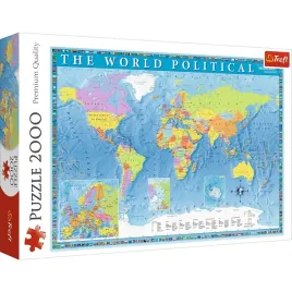 puzzle-2000-polityczna-mapa-swiata-trefl-27099-trefl-puzzle