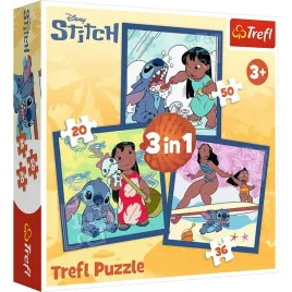 puzzle-3w1-20-36-50-czas-ze-stitchem-disney-lilo-i-stitch-trefl