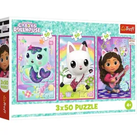 puzzle-3x50-poznajcie-gabby-i-kotki-koci-domek-gabi-trefl-34876-tre
