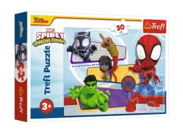 puzzle-30-odwazny-spidey-spidey-i-jego-przyjaciele-marvel-trefl-1