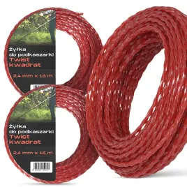 2x-zylka-tnaca-podkaszarki-24-mm-15-m-kosy-elektrycznej-twist-kwadrat