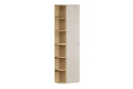 slupek-wysoki-dalia-cashmere-z-szafkami-wysokimi-i-regalami