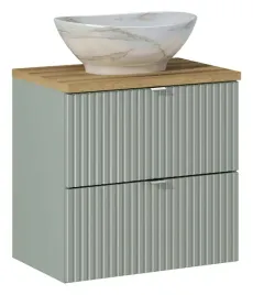 szafka-z-blatem-oak-i-umywalka-pati-60-cm-line-reed-green-z-szufladami