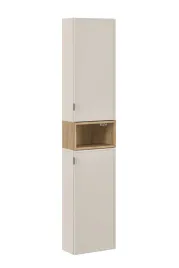 slupek-wysoki-bella-cashmere-boczny-35-cm-dwie-szafki-gorne-i-regal-otwarty