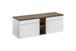 szafka-pod-umywalke-iconic-white-140cm-z-blatem