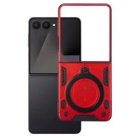 etui-do-samsung-galaxy-z-flip7-case-pokrowiec-pancerne-magnetic-czerwone