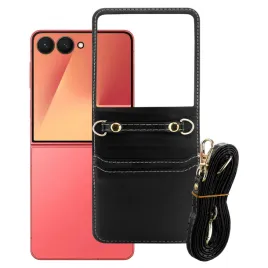 etui-do-samsung-galaxy-z-flip7-pokrowiec-kejs-leather-case-strap-czarny