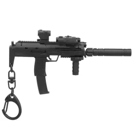 brelok-do-kluczy-replika-uzi-z-tlumikiem-i-laserem