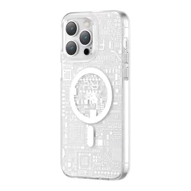 magnetyczne-etui-iphone-14-pro-max-magsafe-pqy-geek-series-srebrne