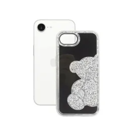etui-teddy-bear-do-apple-iphone-16e-a3409-obudowa-pokrowiec-futeral-srebrne