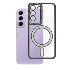 etui-do-samsung-galaxy-s22-magsafe-bling-czarne-pokrowiec-obudowa-case