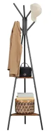 wieszak-stojacy-plyta-wiorowa-vasagle-czarny-odcienie-brazu