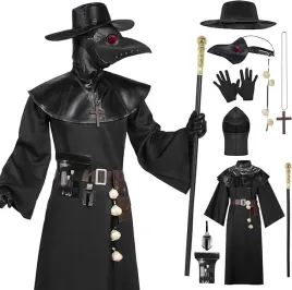 stroj-kostium-przebranie-dokrota-plagi-lekarz-horror-dla-doroslych-komplet