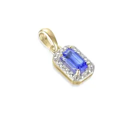 zlota-zawieszka-tanzanit-diamenty-585-prezent