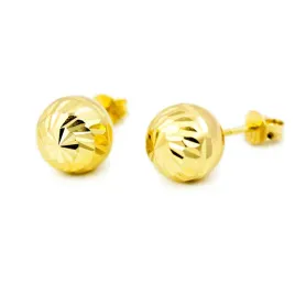 zlote-14k-kolczyki-kulki-diamentowane-id-k1183