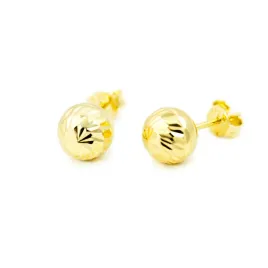 zlote-diamentowane-kolczyki-8mm-id-k721