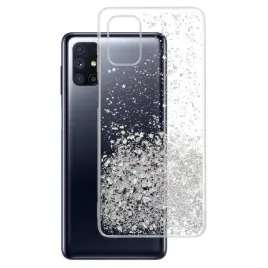 etui-do-samsung-galaxy-m51-m515-case-obudowa-pokrowiec-glitter-case-srebrne