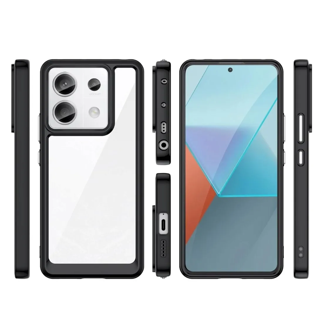 etui-do-xiaomi-redmi-note-13-5g-pokrowiec-case-pancerne-solid-czarne