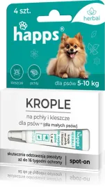 happs-herbal-krople-na-pchly-i-kleszcze-dla-psow-malych-5-10-kg-4-x-1-ml