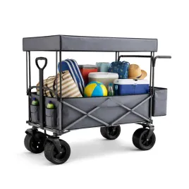 wozek-transportowy-skladany-z-daszkiem-kola-xl-100kg-plaza-ogrod-szary