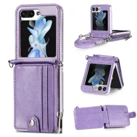 etui-do-samsung-galaxy-z-flip-5-f731-leather-case-pokrowiec-zipper-fioletow