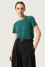zielony-t-shirt-basic-soaked-s