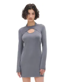 ciemnoszara-sukienka-z-wycieciem-cropp-s