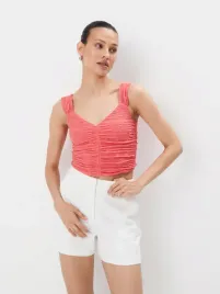 rozowy-top-z-marszczonej-dzianiny-mohito-m