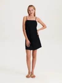 czarna-sukienka-mini-z-lnem-reserved-xxl