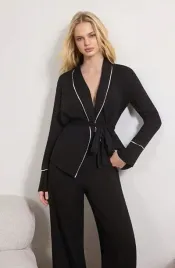 czarny-zestaw-pizamowy-z-paskiem-trendyol-xl