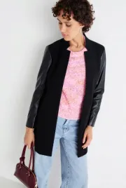 czarny-cardigan-z-rekawami-ze-skory-only-xs