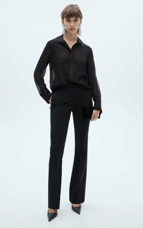 czarna-przeswitujaca-koszula-mango-s-stan-nowy