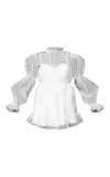 biala-sukienka-mini-prettylittlething-xl-stan-nowy