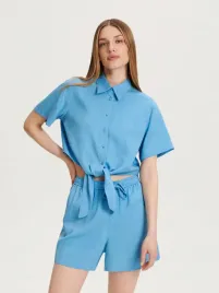 niebieskie-damskie-szorty-z-lyocellu-reserved-s