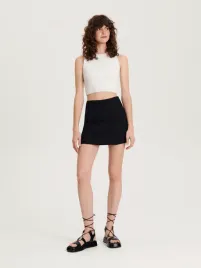 czarne-spodnico-spodenki-reserved-xs