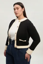 czarny-bawelniany-sweter-z-bialymi-wstawkami-rozpinany-karen-millen-l