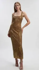 zlota-sukienka-midi-z-krysztalkami-karen-millen-l