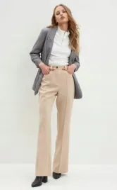 brazowe-spodnie-bootcut-dorothy-perkins-l