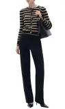 bezowy-sweter-w-czarne-paski-mango-m-stan-nowy