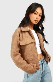 brazowa-kurtka-damska-boohoo-xl