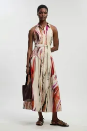 wielokolorowa-sukienka-midi-z-paskiem-karen-millen-m