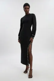 czarna-sukienka-midi-ze-zdobieniami-karen-millen-s