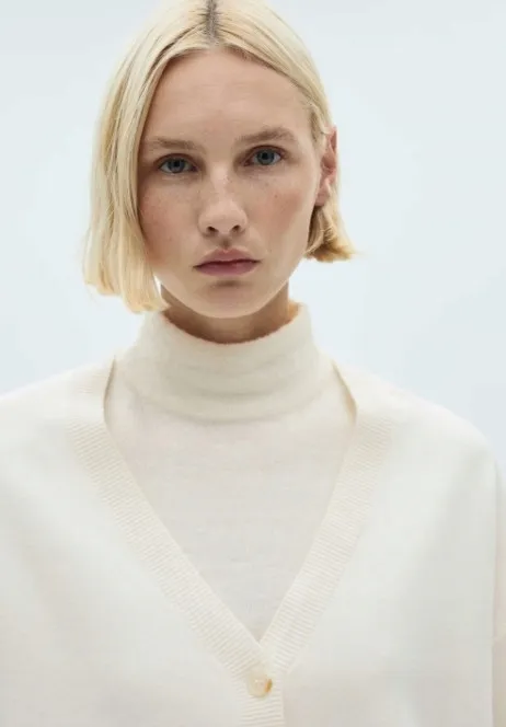 zolty-zapinany-sweter-mango-m-stan-nowy