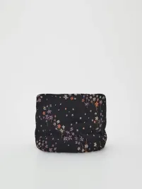 czarny-komin-dzieciecy-z-nadrukiem-w-kwiaty-reserved-one-size