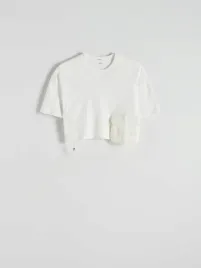 bialy-krotki-podkoszulek-z-kieszenia-reserved-s