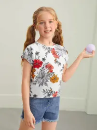 c6b311-biala-koszulka-dziecieca-kwiaty-shein-one-size