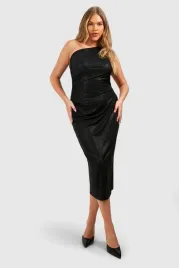 c4e110-czarna-metaliczna-sukienka-midi-na-jedno-ramie-boohoo-7xl