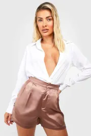 a1c221-brazowe-spodenki-satynowe-boohoo-xs