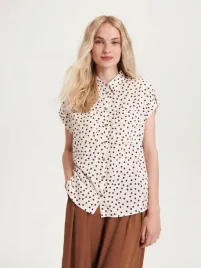 bialo-brazowa-koszula-w-groszki-reserved-xxl